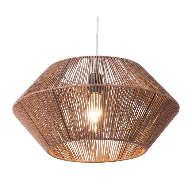 Tereva Ceiling Lamp Brown - ZM Home | Target