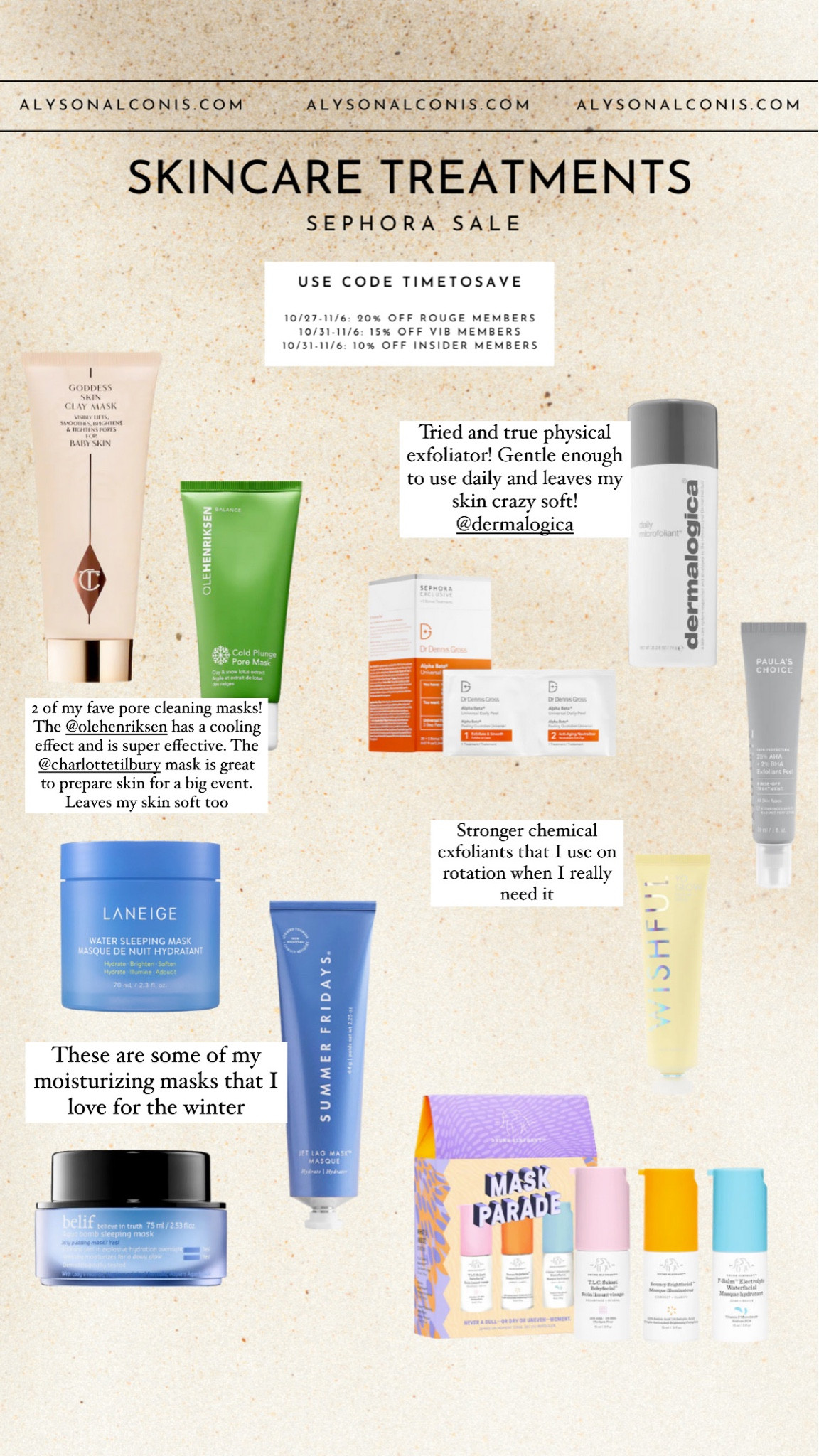 Sephora sale skincare treatments for 30s+ millennial girlie!

Use code TIMETOSAVE for 15% off for VIB members 

#LTKbeauty