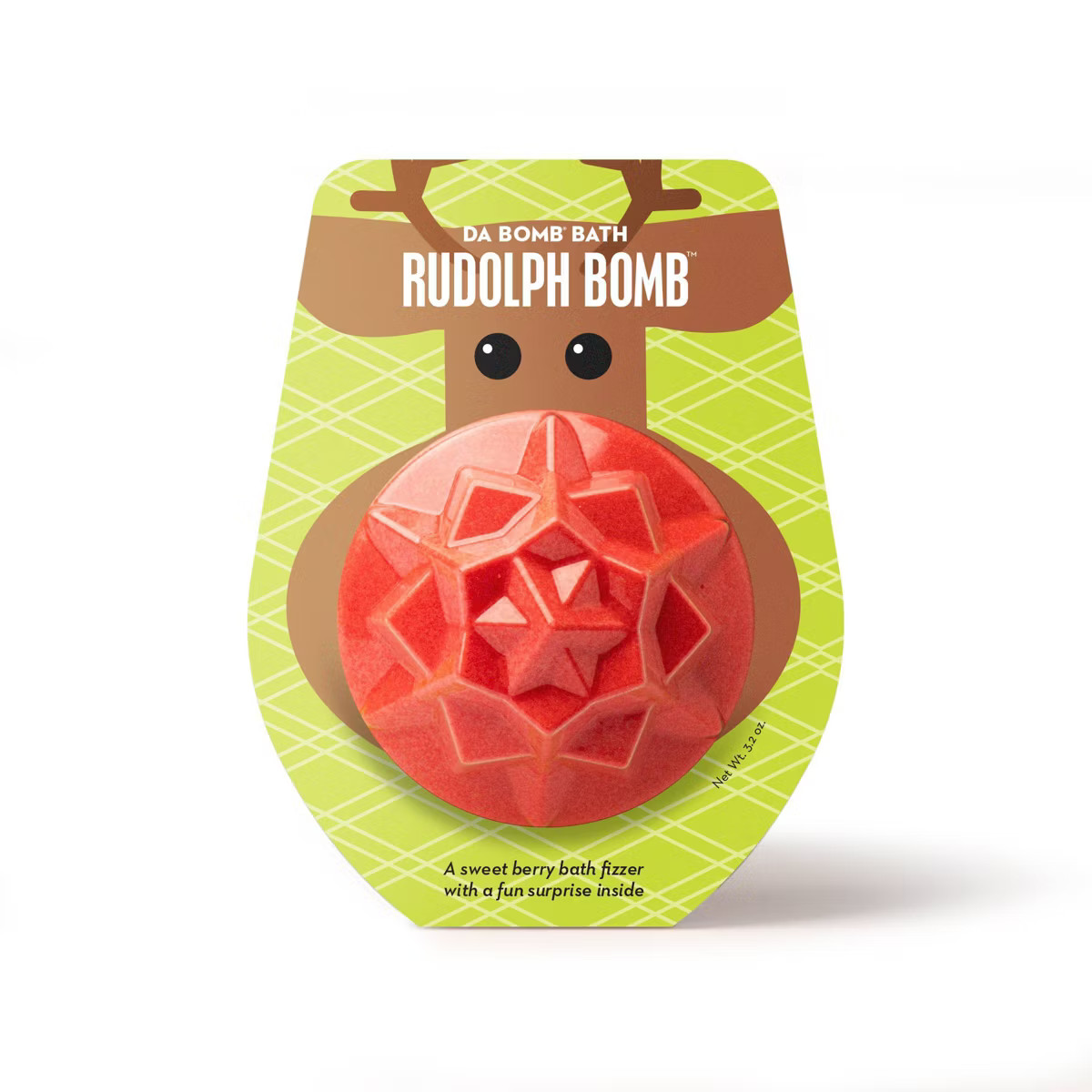 Da Bomb Bath Fizzers Rudolph Bath Bomb - 3.2oz | Target