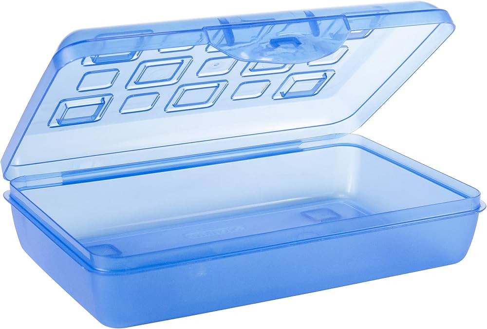 Sterilite Pencil Box with Splash Tint Lid (17224812),Multicolor | Amazon (US)