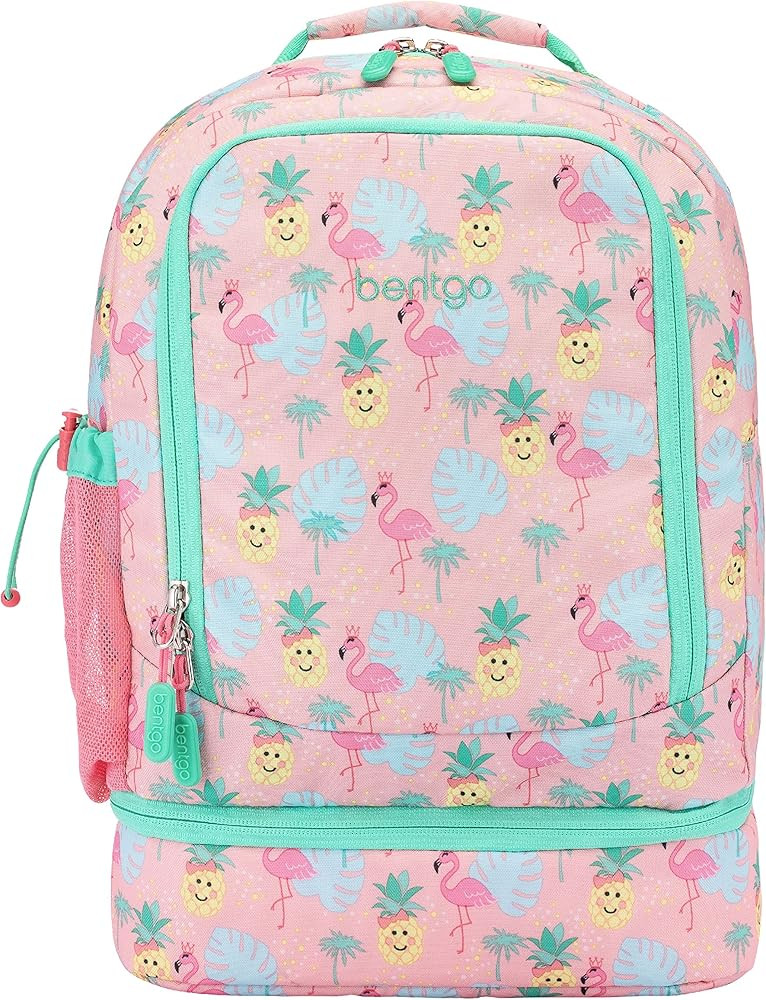 Bentgo® Kids 2-in-1 Backpack & Insulated Lunch Bag - Durable 16” Backpack & Lunch Container in... | Amazon (US)