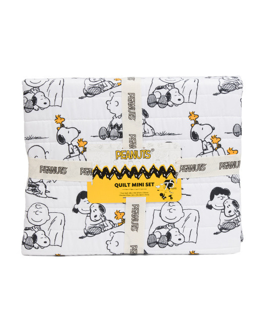 Snoopy And Friends Quilt Set | TJ Maxx