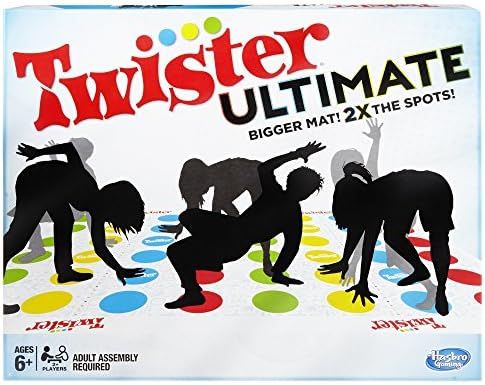 Twister Ultimate: Bigger Mat, More Colored Spots, Family, Kids Party Game Age 6+; Compatible with... | Amazon (US)