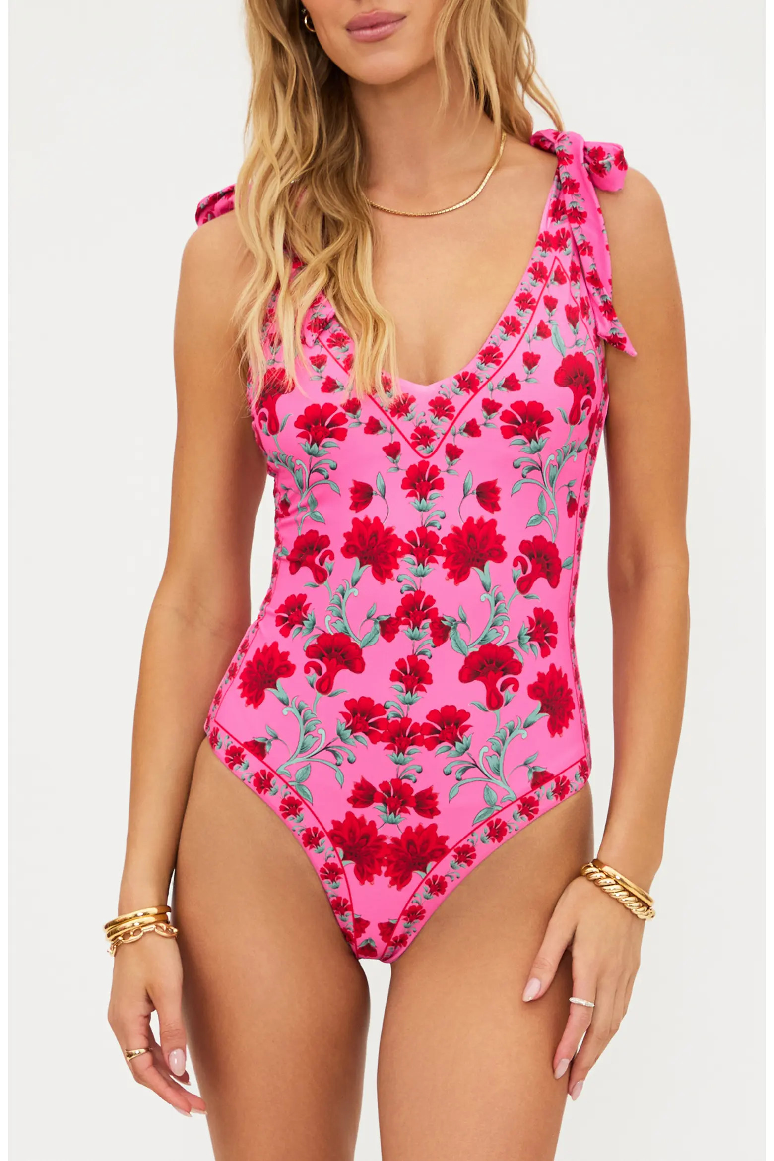 Akira Floral One-Piece Swimsuit (Women) | Nordstrom | Nordstrom