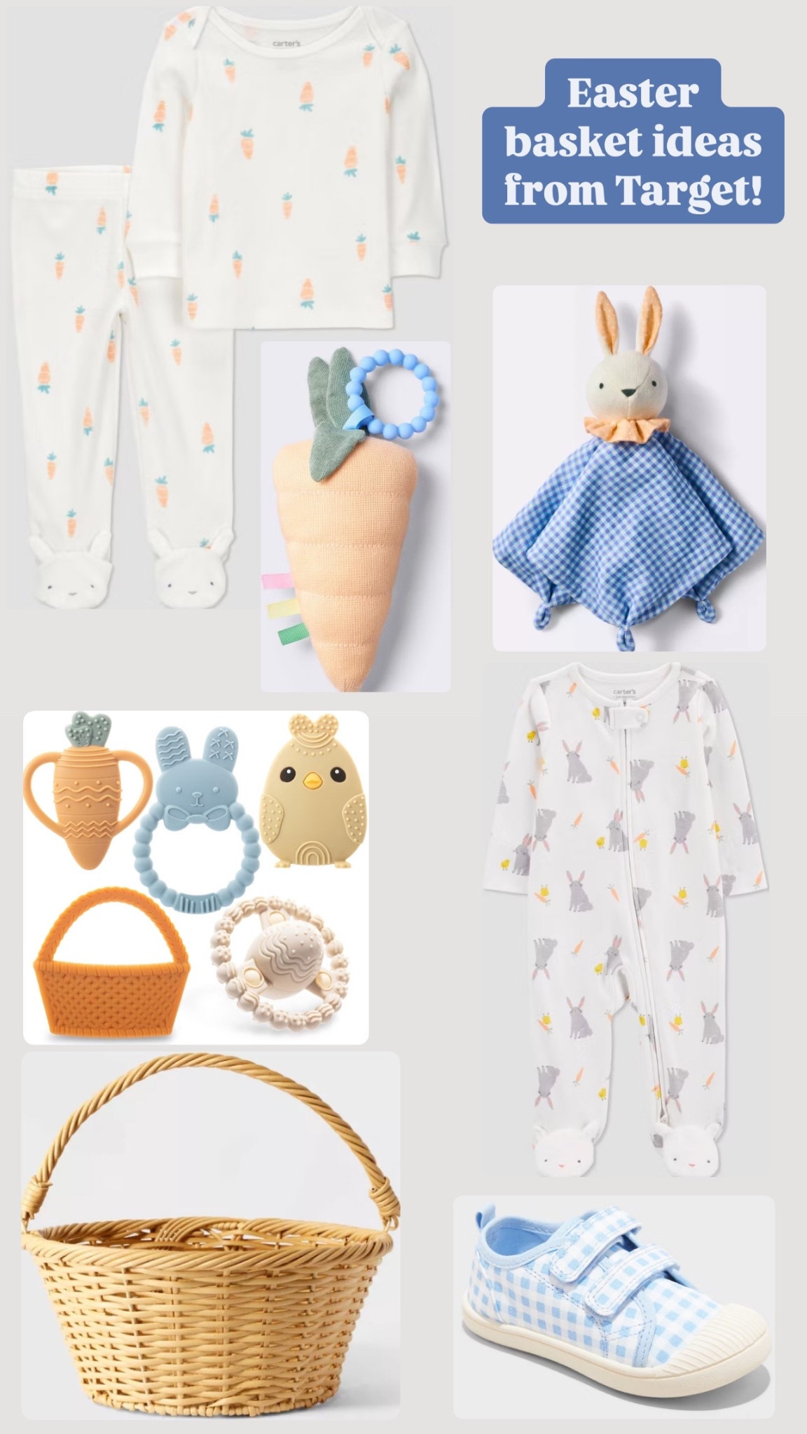 Easter basket ideas, baby Easter basket ideas, baby Easter gift, Easter basket fillers, target Easter finds, target finds, target fashion, target toys, target Easter toys, target Easter onesie, target Easter pjs 

#LTKFindsUnder50 #LTKBaby #LTKSeasonal