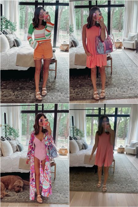 pink lily 50% off summer sale!! size small in all of these outfits. sandals are tts

#LTKFindsUnder50 #LTKSwim #LTKFamily