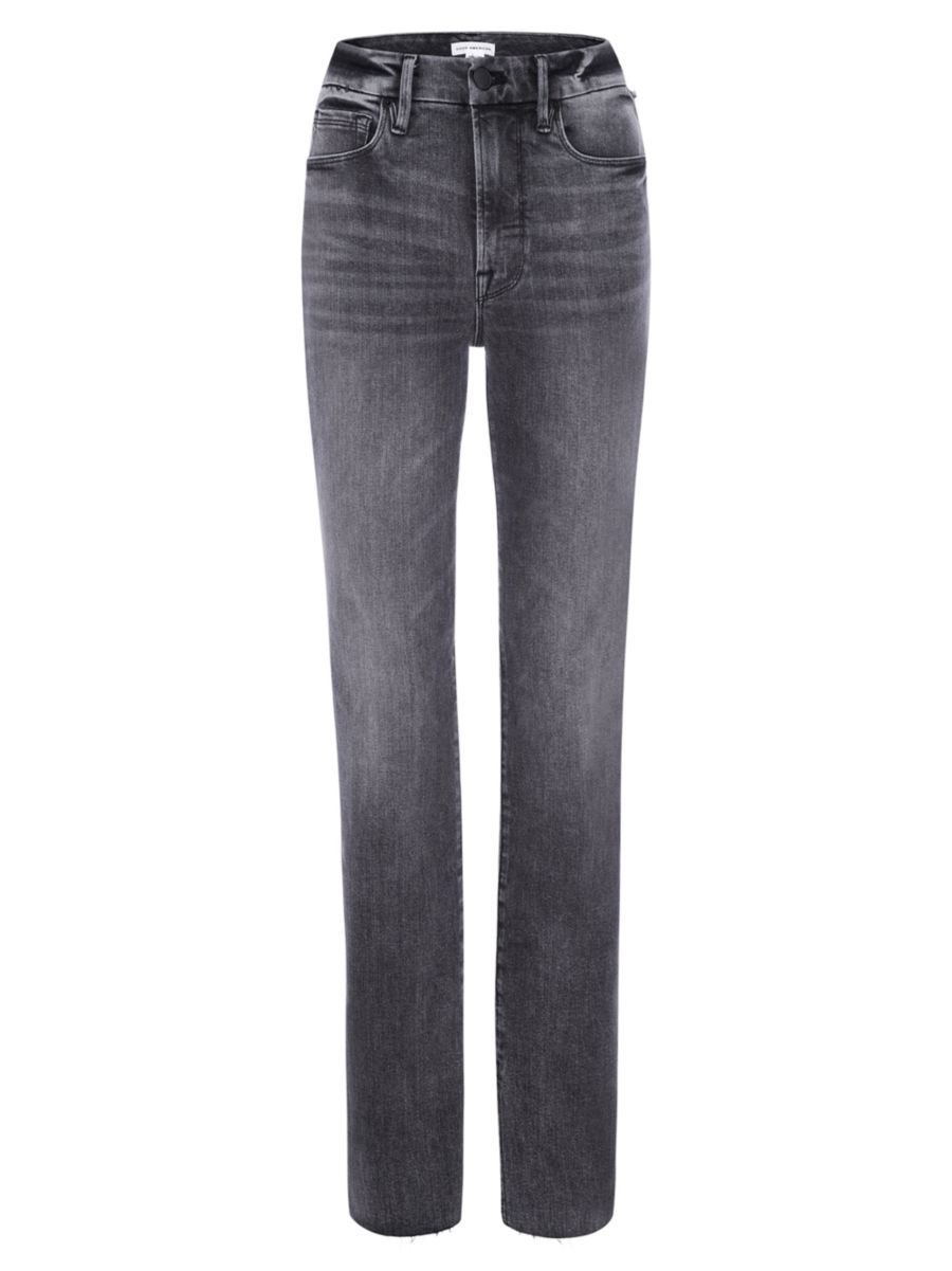 Good Boy High-Rise Stretch Straight-Leg Jeans | Saks Fifth Avenue