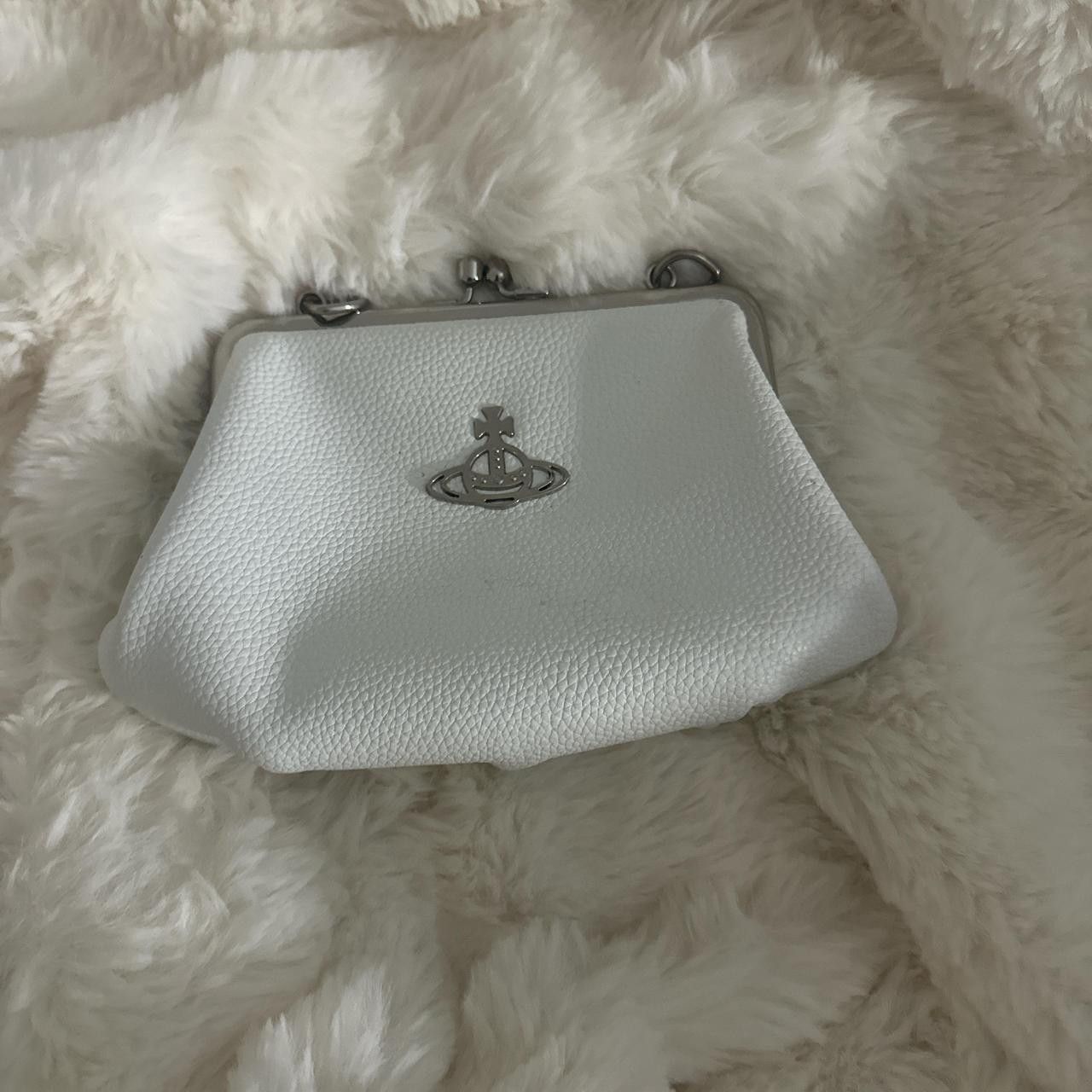 Vivienne Westwood Women's Clutch bags - White/Silver | Depop US