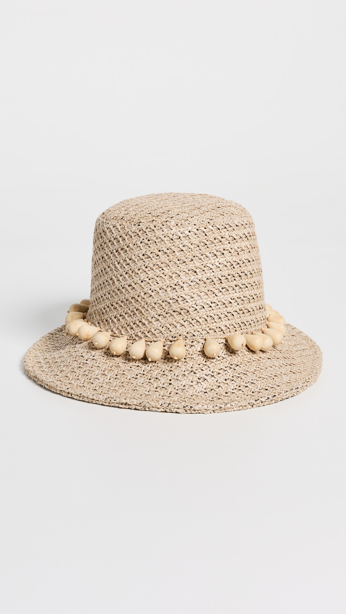 Lele Sadoughi Sedona Wooden Drop Raffia Hat | Shopbop | Shopbop