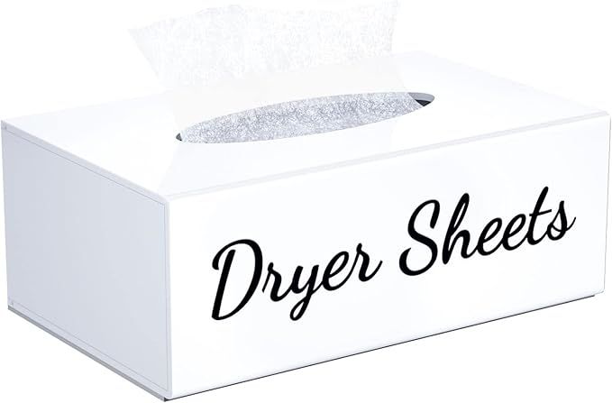 FEMELI Farmhouse Dryer Sheet Dispenser, Magnetic Dryer Sheet Holder for Laundry Room Decor & Org... | Amazon (US)