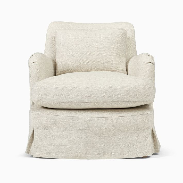 Sophie Skirted Slipcover Chair | West Elm (US)