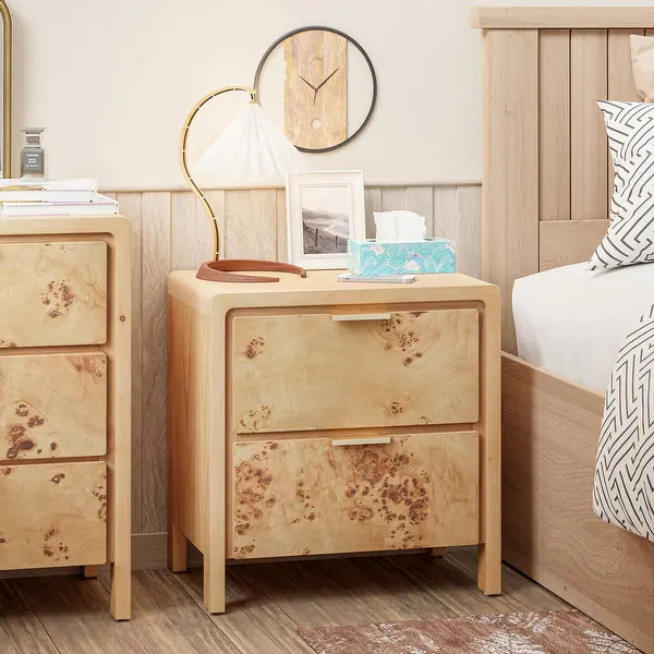 COZAYH Fully-Assembled Farmhouse Nightstand, Rustic Distressed Wood Retro Accent Dresser, Chest o... | Bed Bath & Beyond