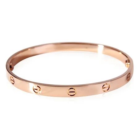 Cartier Love Bracelet in 18k Rose Gold (Size 20) | Walmart (US)