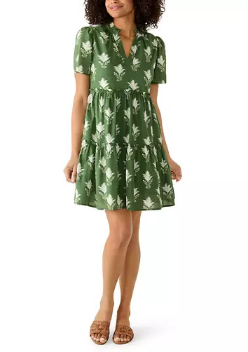 Women's Short Sleeve Tiered Mini Dress | Belk