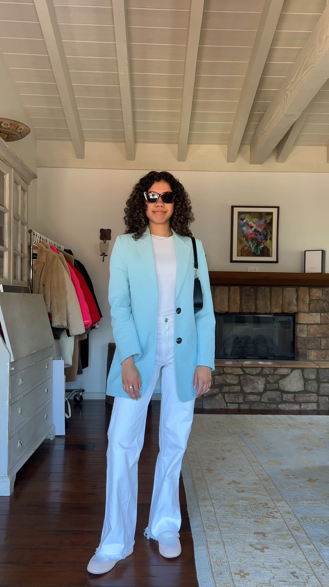 zara blue blazer & white pants, amazon purse, abercrombie top, air jordan shoes 

#LTKFindsUnder100 #LTKSeasonal #LTKStyleTip