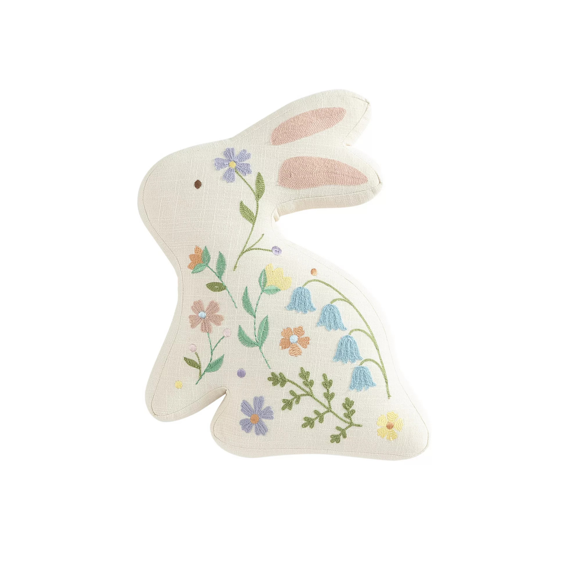 Celebrate Together™ Easter Bunny Shaped Floral Throw Pillow | Kohl's