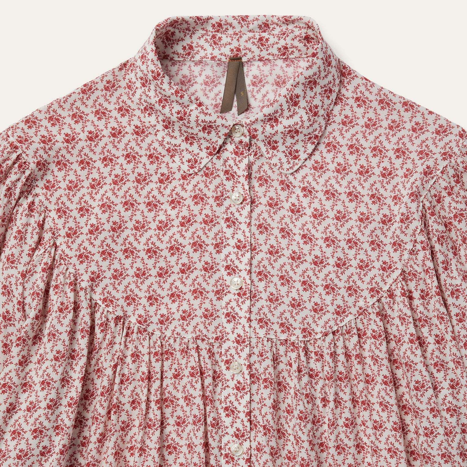 Stetson Western Shirt Womens S/S Ruffles L Red 11-051-0590-2034 RE - Walmart.com | Walmart (US)