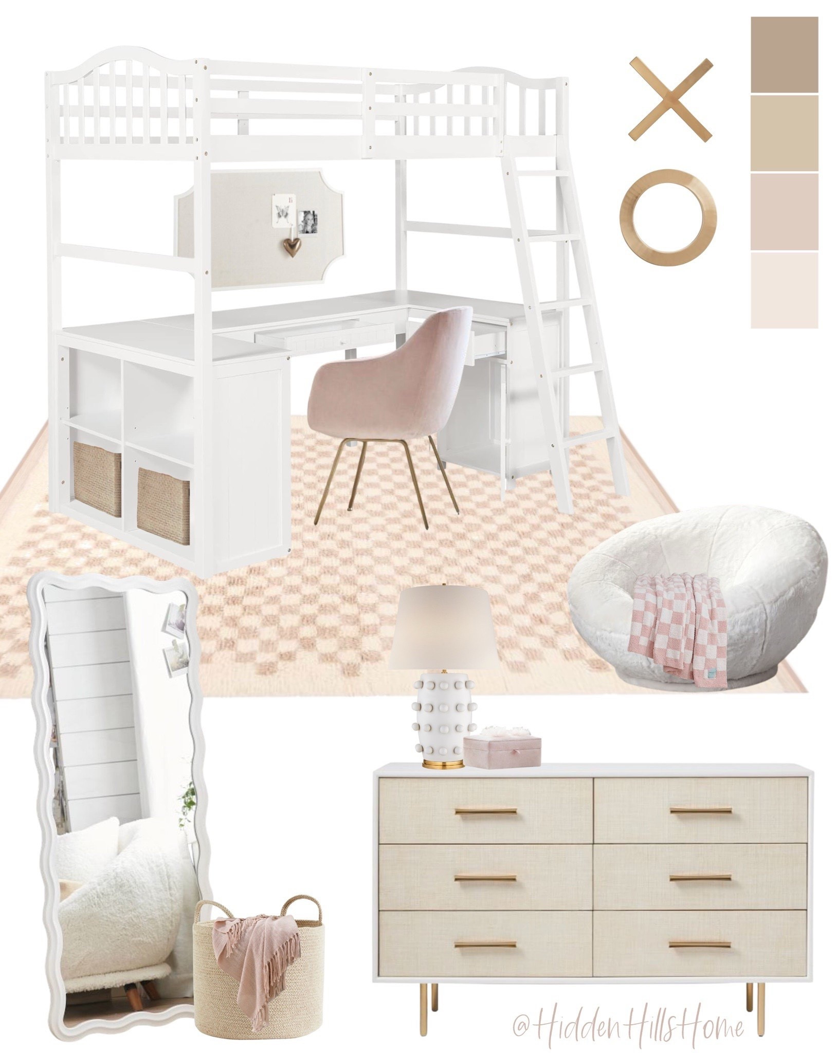 Girls bedroom decor, kids loft bunk bed, girls room decor ideas, cute girls bedroom mood board #girlsbedroom


#LTKSaleAlert #LTKHome #LTKKids