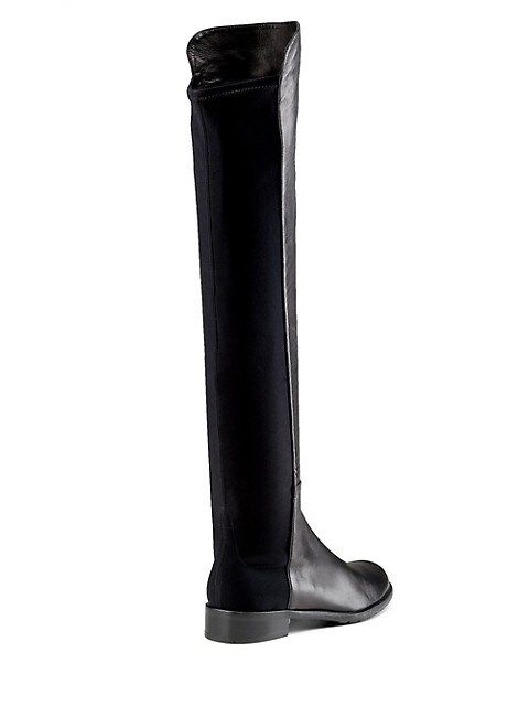 Stuart Weitzman 5050 Over-The-Knee Stretch-Leather Boots | Saks Fifth Avenue