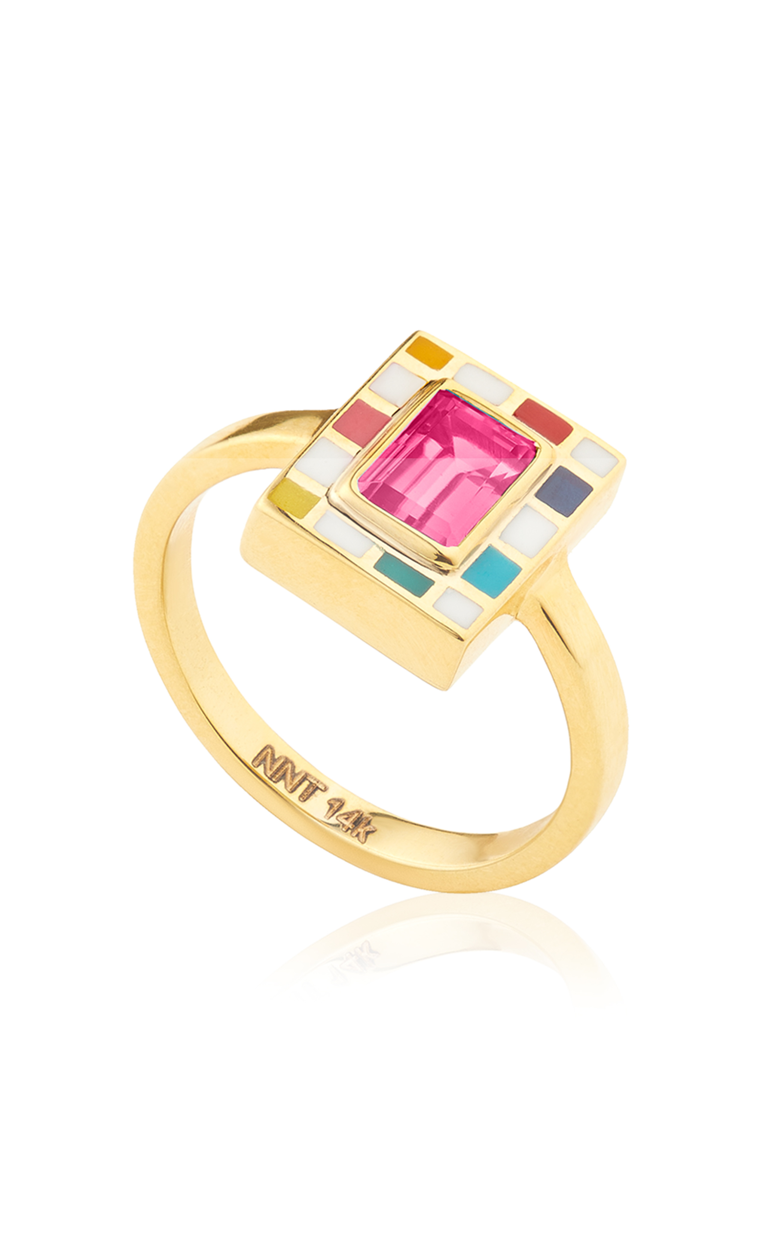 Let's Play Chess- Good Move 14K Gold Topaz Ring | Moda Operandi (Global)