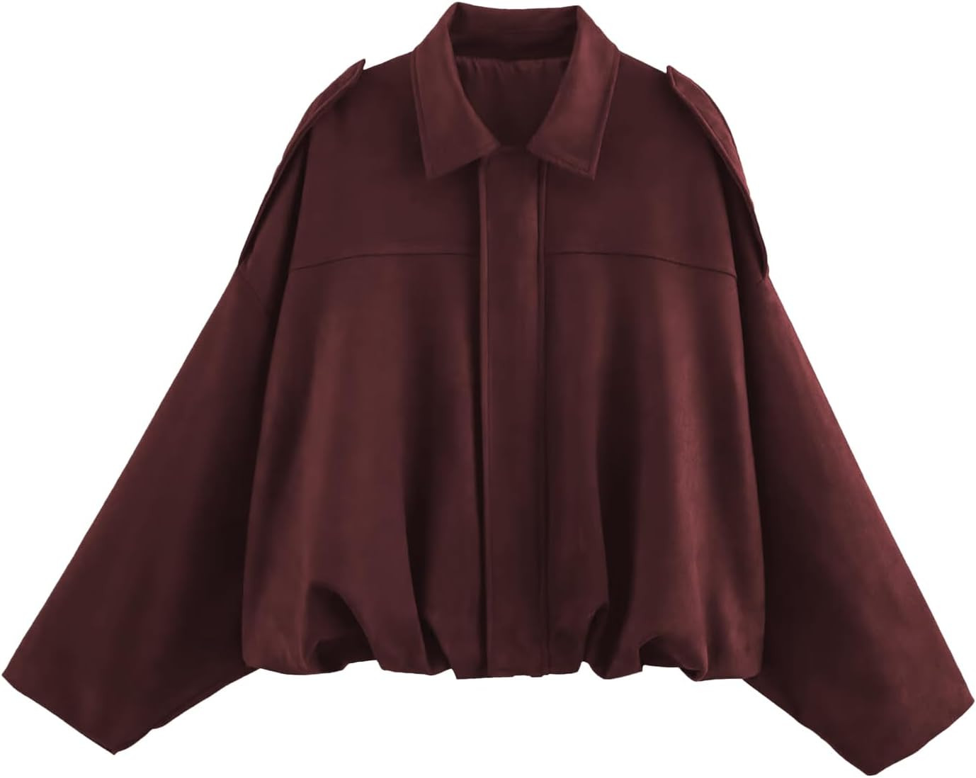 Womens Faux Suede Bomber Jacket Casual Streetwear Outfits | Amazon (US)