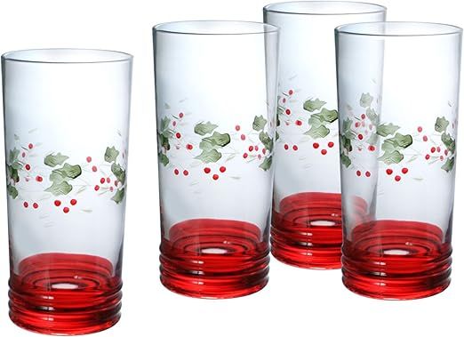 Pfaltzgraff Winterberry Cooler Glasses (20-Ounce, Set of 4) | Amazon (US)