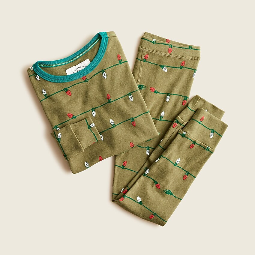 Kids' printed pajama set | J. Crew US