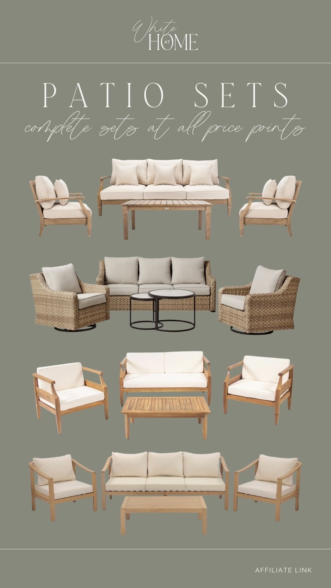 Patio set favorites at all price points! We just added the Wayfair Samya set to our backyard fireplace patio and I’m in love with it! I had been eyeing it for a few years now, and we finally grabbed it last month!

#LTKHome #LTKSeasonal #LTKSaleAlert