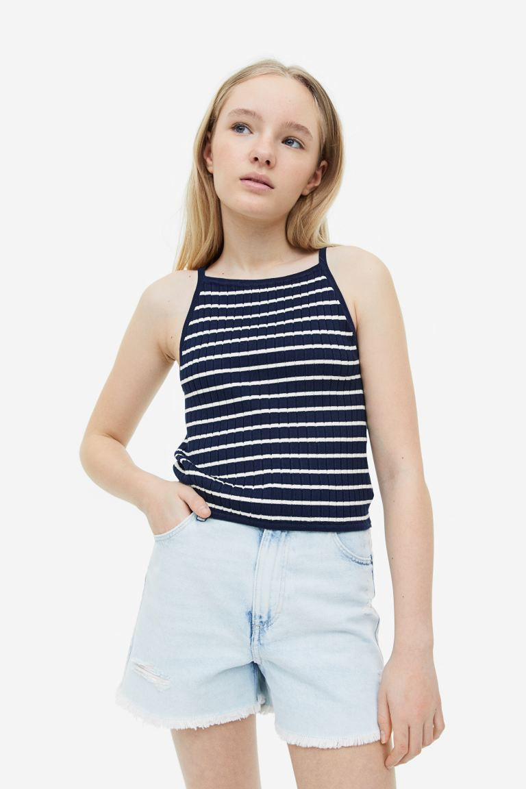Rib-knit Tank Top | H&M (US + CA)