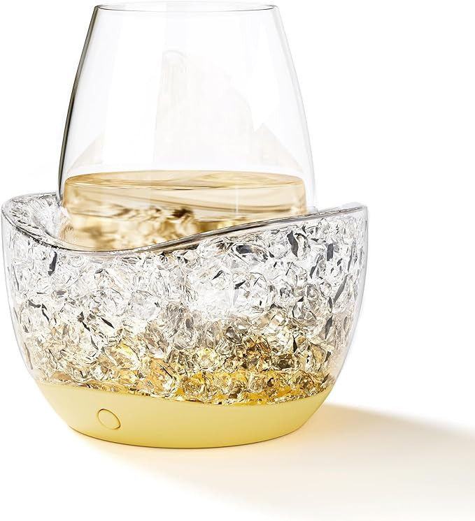 Wine Glass Chiller Wine Chiller Keep The Chill in Your Glass (Yellow) | Amazon (US)