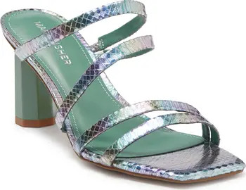 Iridescent Lizard Embossed Mule Sandal | Nordstrom Rack