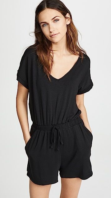 Blaire Sleek Jersey Romper | Shopbop