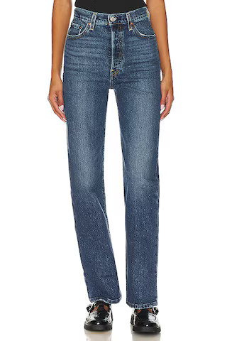 LEVI'S Ribcage Full Length in Valley View from Revolve.com | Revolve Clothing (Global)