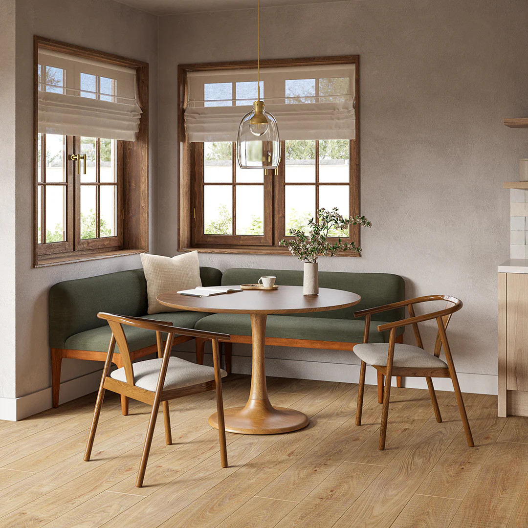 Fonra Dining Chair - Smoked Oak and Santolina Gray | Article