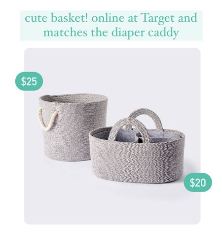 Basket and diaper caddy for baby nursery #TargetFinds

#LTKbaby #LTKxTarget #LTKhome