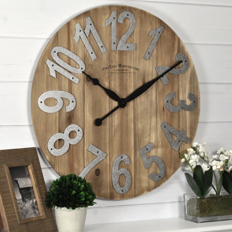Barnong 22.5" Wall Clock | Wayfair Professional