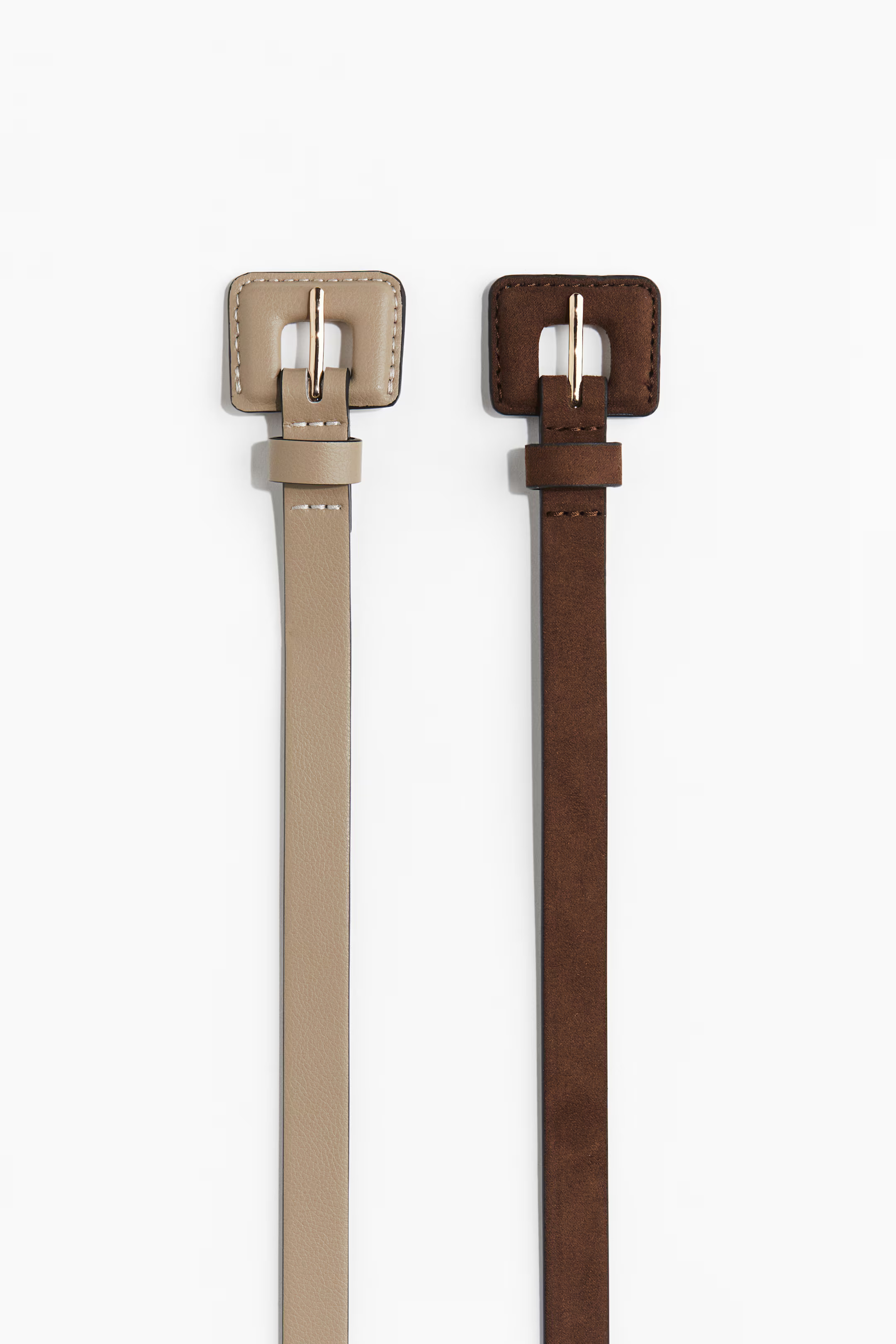 2-pack waist belts | H&M (UK, MY, IN, SG, PH, TW, HK)