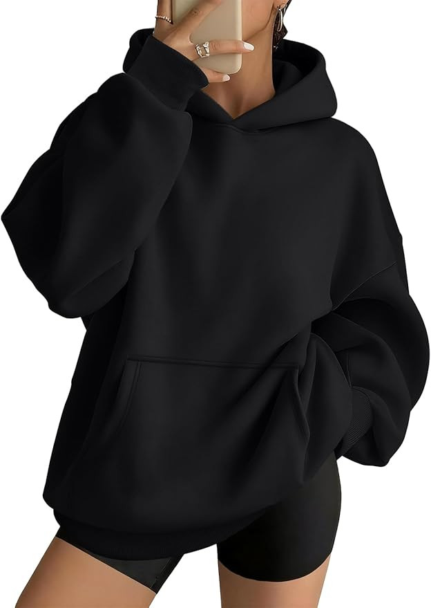 AUTOMET Womens Oversized Hoodies Fleece Trendy Sweatshirts 2026 Pullover | Amazon (US)