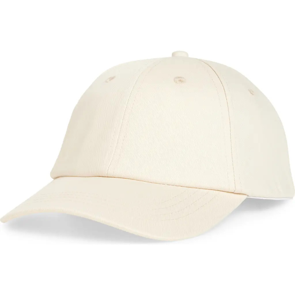 Treasure & Bond Cotton Twill Ball Cap in Ivory at Nordstrom | Nordstrom