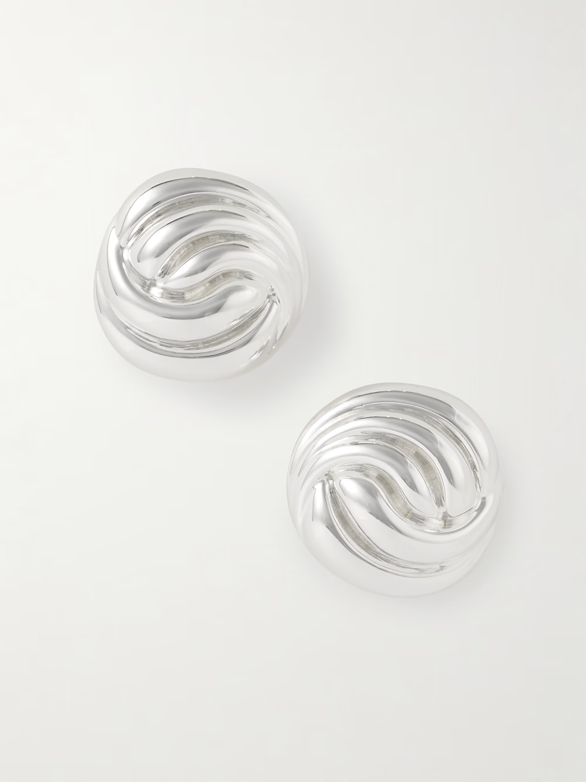 Knot silver-plated earrings | NET-A-PORTER (UK & EU)