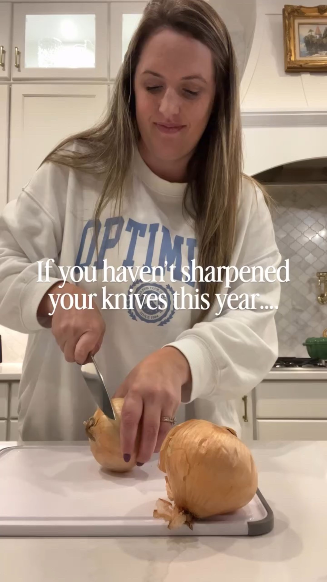 The most dangerous thing in your kitchen right now is your dull knives, trusttttt me! Don’t put off this maintenance before the holidays coming. Tons of cooking and you don’t want to end up in the ER from a dull knife that slipped 😩 I usually get mine done 2x a year. I randomly discovered this amazing convenience of getting my straight edged knives sharpened at my local @acehardware and it’s been soooo amazing! Only $8 per knife!! 

Who has had their knives sharpened so far this year?

Comment “KITCHEN” and I’ll shoot a link over directly to your inbox with all my favorite kitchen staples!! I’m very very serious about my knives lol they’re the most important kitchen tool I own so I really try to take care of them and this hack makes it SO easy!!

#cookwithlove #howtocook #chefsknife #yeschef #cookingtips #kitchenhacks #homecooking #lifehacks #kitchenessentials #beforeandafter #budgetfriendly #acehardware #northcarolina #raleigh #kitchengoals #homeinspo #whitekitchen #drawerorganization #hometips