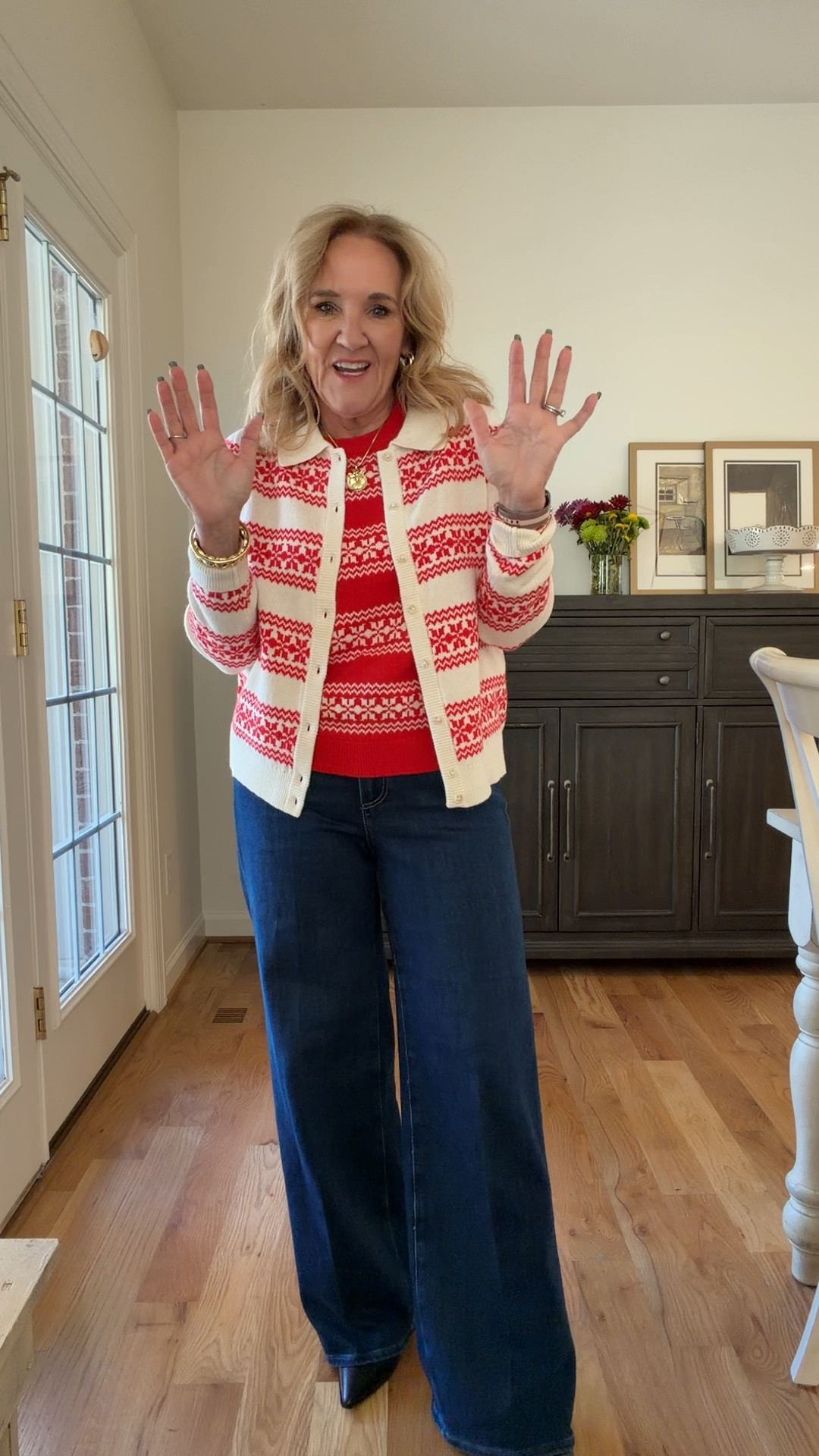 New Boden sweaters size medium 
Jeans size 29
Boots size up! 
Jewelry 30% off code NANETTE30

#LTKmomlife #LTKWorkwear #LTKOver40