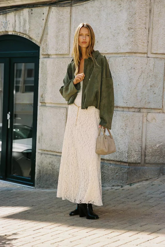 SUEDE EFFECT BOMBER JACKET | Zara US