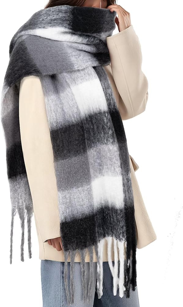 Colorful Winter Scarf for Women - Warm Chunky Blanket Scarves,Trendy Christmas Gifts & Stocking S... | Amazon (US)