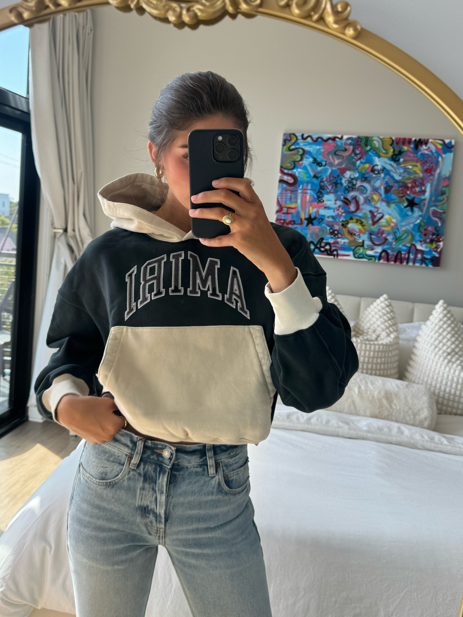 Cutest amiri hoodie!!! Wearing a size M - I recommend sizing up! 

#LTKSeasonal #LTKFallSale #LTKActive