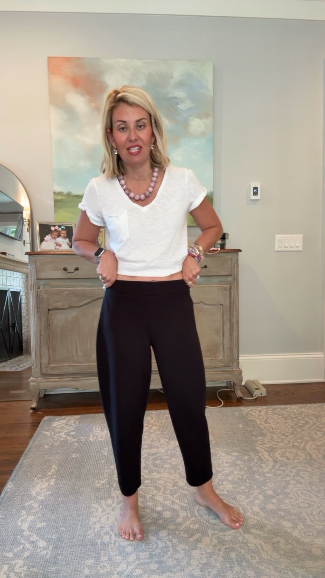 Sharing 3 styles (2 lengths) non denim pants we can and will dress up and down!

This is the small petite barrel
Xs tee

Catherine20 to save on the arm candy!



#LTKootd #LTKdayinmylife #LTKPetite