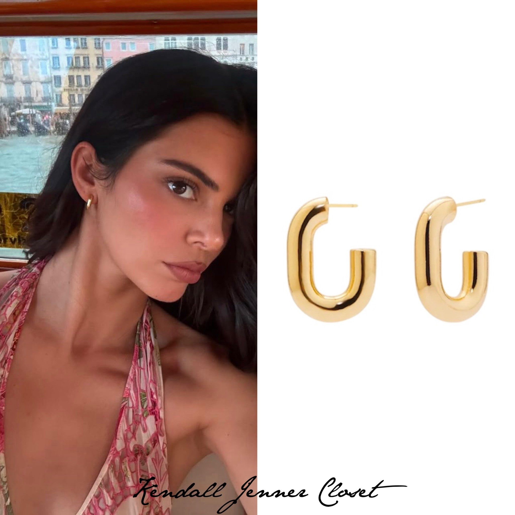 #KendallJenner in Italy wearing the #MegaJewelry Half Paper Clip Earrings ($98) ✨

#celebritystyle #model #celebstyle 

#LTKFindsUnder100