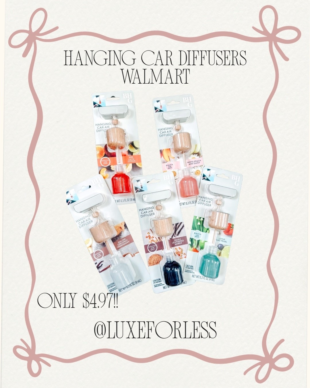 BH&G Car Diffusers only $4.97!! Red Lava Citrus smells sooooo good!!!🤗

#LTKmomlife #LTKselfcare #LTKTravel