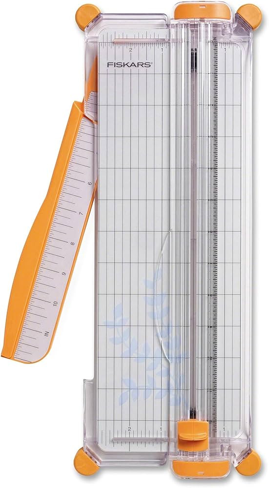 Fiskars SureCut Portable Paper Trimmer, 12 Inch Cut , Orange - 154450-1009 | Amazon (US)