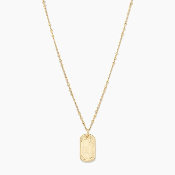 Griffin Dog Tag Necklace | Gorjana